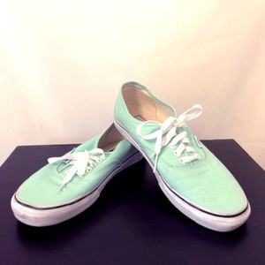 Vans Mint Green Women's Size 11